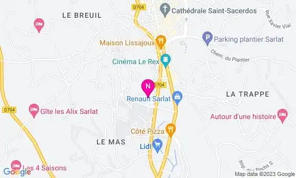 Localisation Mtre Cabanel Marie Agnès