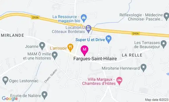 Localisation Mtre Estansan Philippe