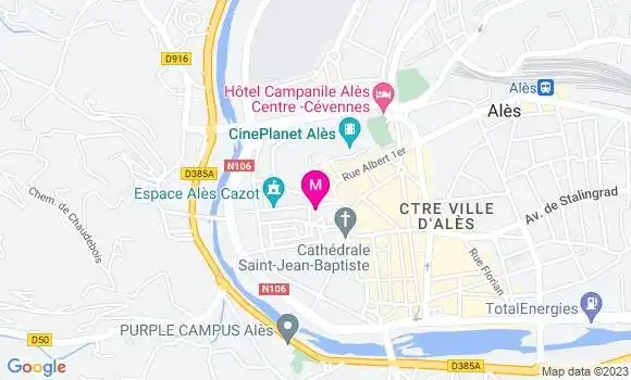 Localisation Mtre Alary Yannick