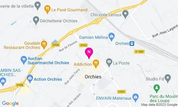 Localisation Mtre Noblet Quievreux Virginie