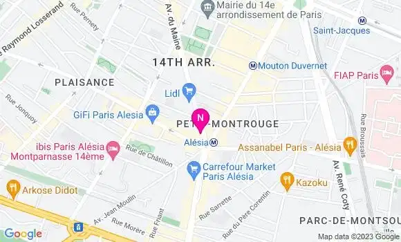 Localisation Mtre Prudhon Pierre Olivier