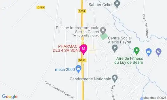 Localisation Mtre Frougier Arnaud