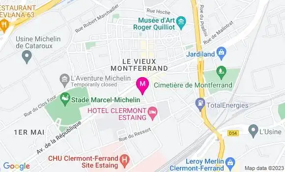 Localisation Mtre Mory Olivier