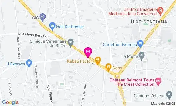 Localisation Mtre Grandon Mireille