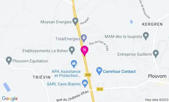 Localisation Mtre Ronce Pillondeau Pauline