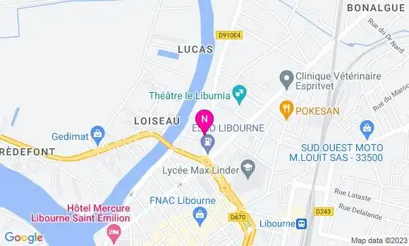Localisation Mtre Beaudeau Yannick