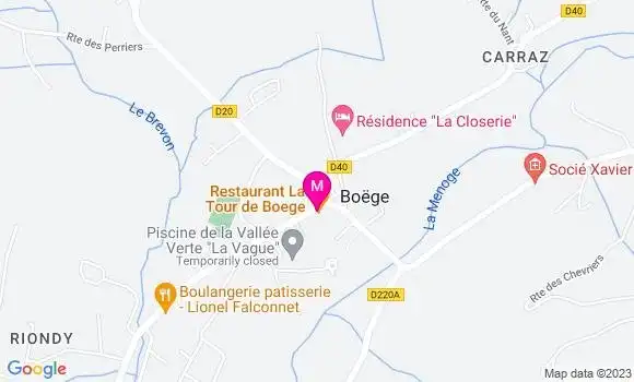 Localisation Mtre Convers François