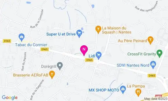 Localisation Mtre Fournier Renault Ariane