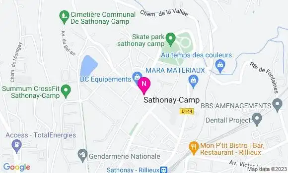 Localisation Mtre Milesi Maud