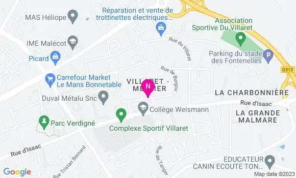 Localisation Mtre Plessis Egon Charlotte