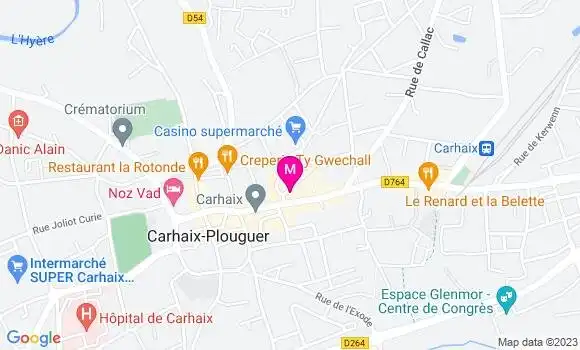 Localisation Mtre Perron Nolwenn
