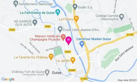 Localisation Mtre Chatelain Yann