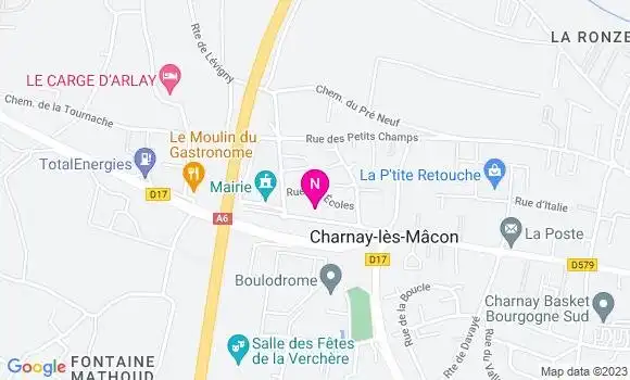 Localisation Mtre Luchaire Laurent