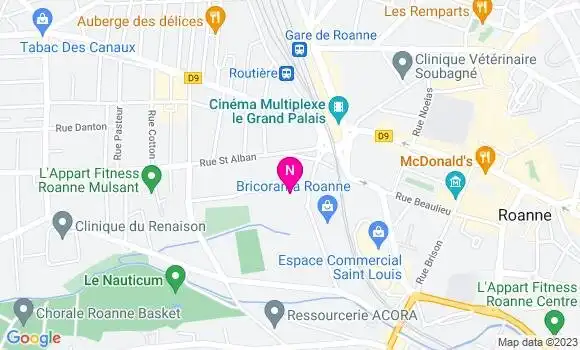 Localisation Mtre Bernet Jean Christophe