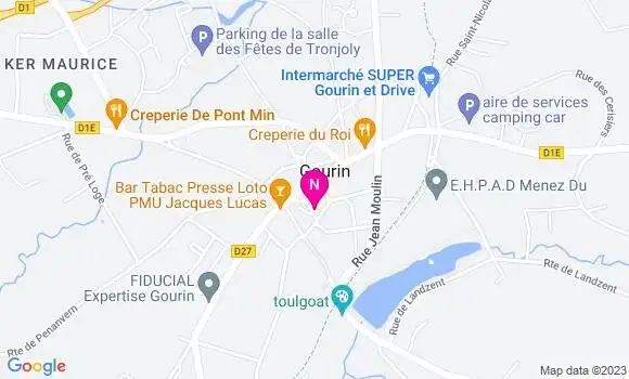 Localisation Mtre Le Meur Caroline