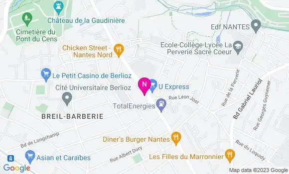Localisation Mtre Guibert Brice