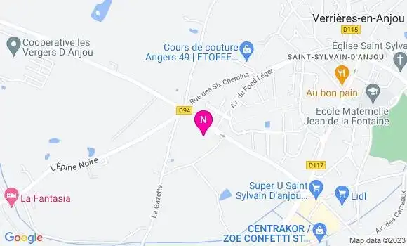 Localisation Mtre Paillard Jessica
