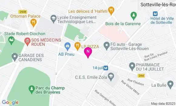Localisation Mtre Lelieur Sophie