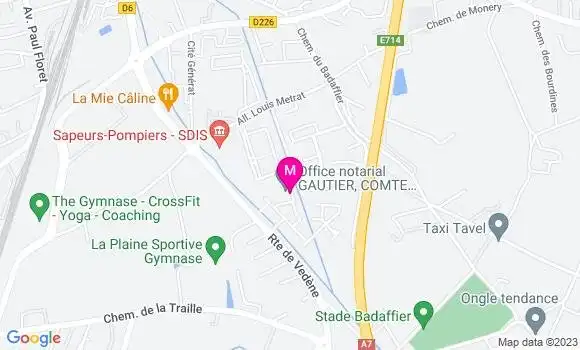 Localisation Mtre Aubert Jean Gaëtan