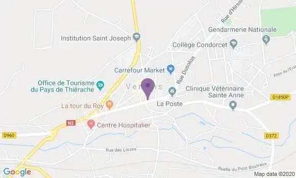 Localisation Mtre Varoteaux Lydie