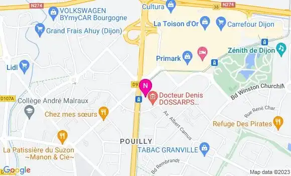 Localisation Mtre Pauly Marlène