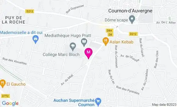 Localisation Mtre Rychen Anne Sophie