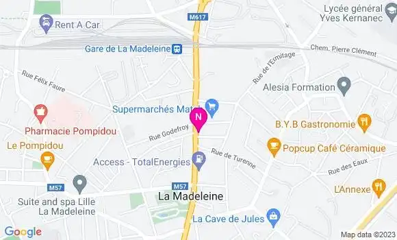 Localisation Mtre Deblecker Nathalie