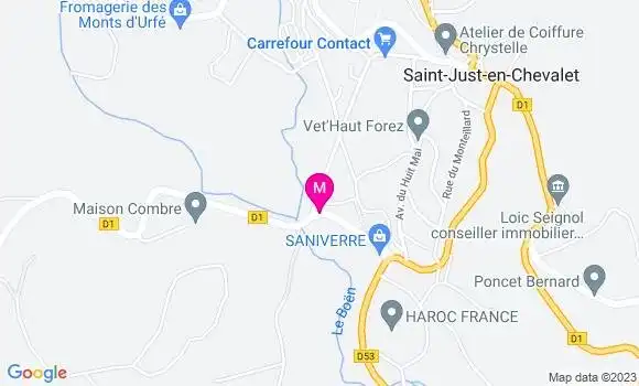 Localisation Mtre Bettex Anne