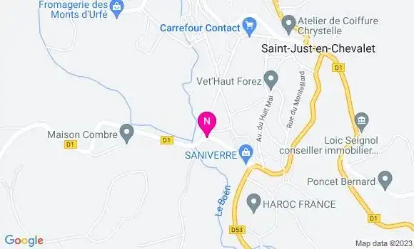 Localisation Mtre Nion Marguerite