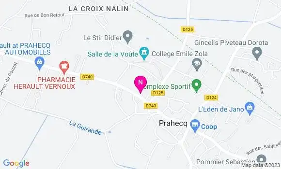 Localisation Mtre Gaufichon Alice