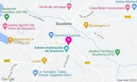 Localisation Mtre Hourregue Benoît