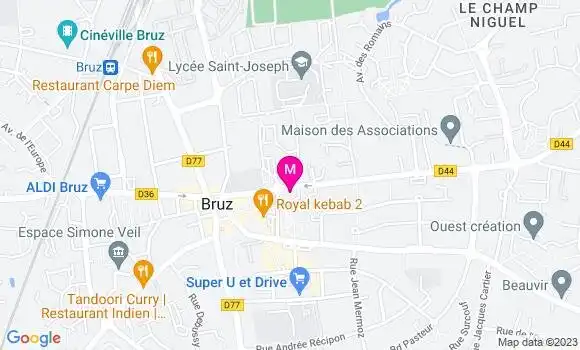 Localisation Mtre Collin Paul