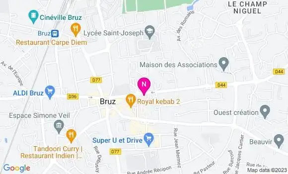 Localisation Mtre Janicot Champagnat Victoria