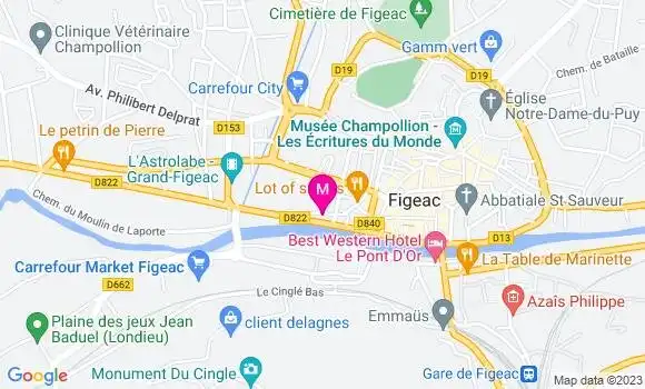 Localisation Mtre Falch Félix