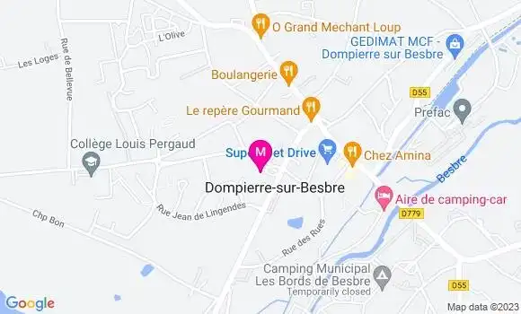 Localisation Mtre Hemery Charles