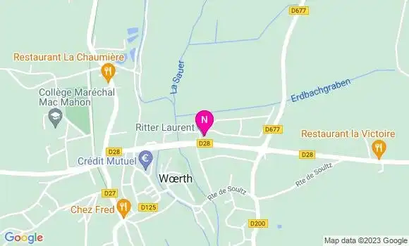 Localisation Mtre Ritter Laurent
