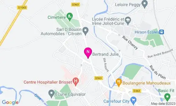 Localisation Mtre Bertrand Julie
