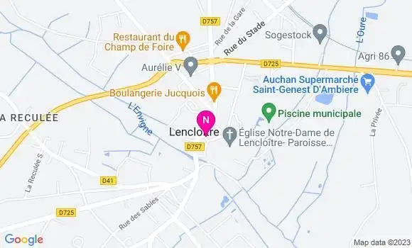 Localisation Mtre Noel Sophie