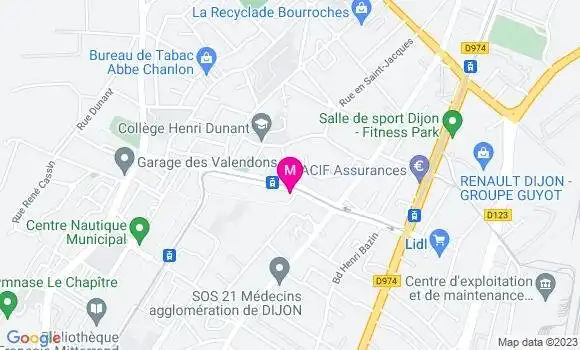 Localisation Mtre Tardy Séverine