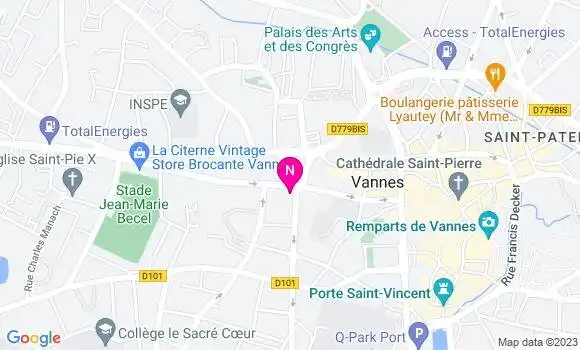 Localisation Mtre Le Port Régis