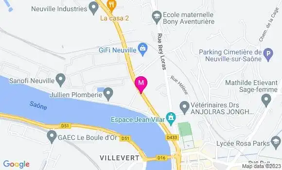 Localisation Mtre Lamamra Térec