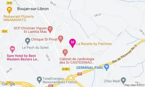 Localisation Mtre Vezian Céline