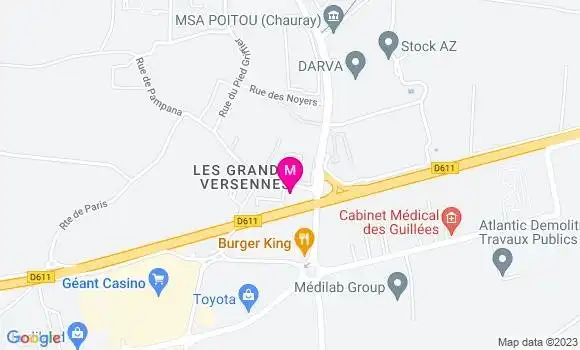 Localisation Mtre Pelletier Hugo