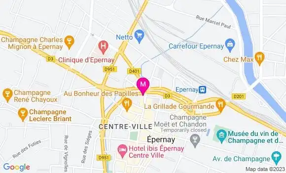 Localisation Mtre Delmotte Ophélie