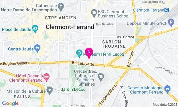 Localisation Mtre Feyssac Louise