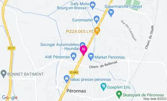 Localisation Mtre Pangou Ulrich