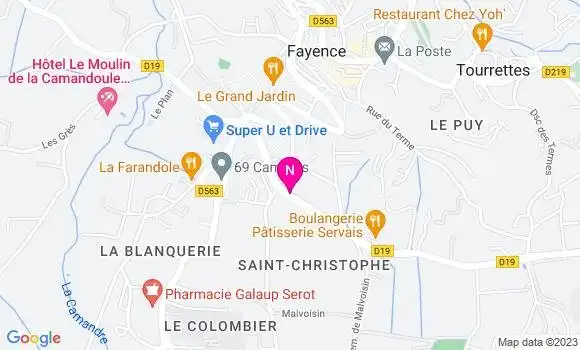 Localisation Mtre Madjarian Luc