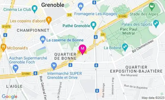 Localisation Mtre Dubiard Audrey