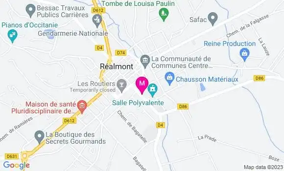 Localisation Mtre Viala Laetitia