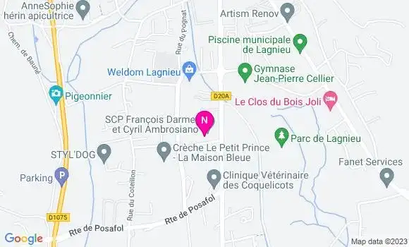 Localisation Mtre Darmet François